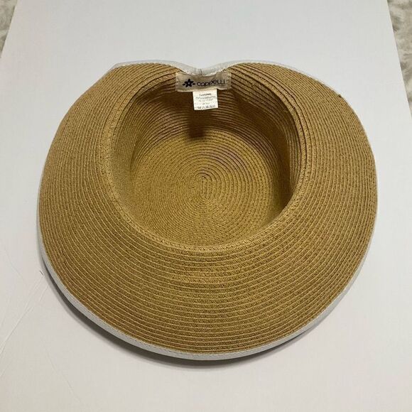 Cappelli Straworld Sunhat! Raffia! Sunscreen CapeCod. Resort Wear Vaca!One size - Picture 5 of 11